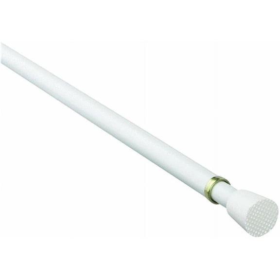 Levolor 1912462 Round Tension Rod, 28" - 48", Plastic