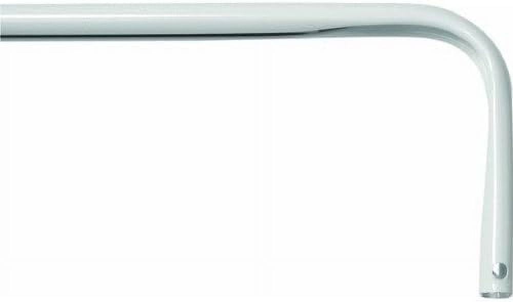 Levolor A7004213283 Heavy Duty Curtain Rod, 26-To-45-Inch Width, White ...