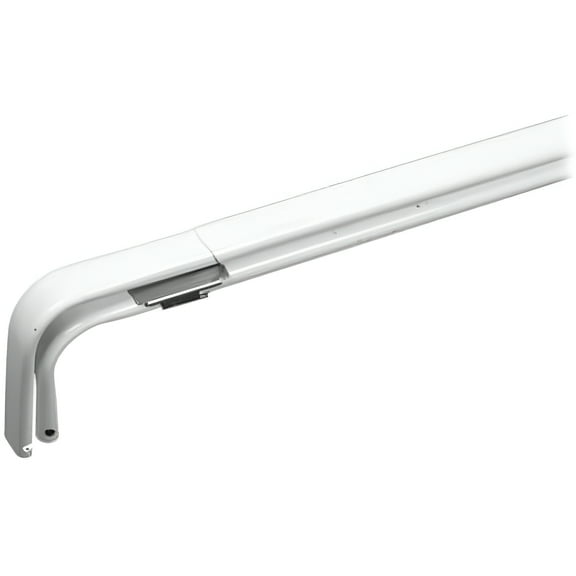 Levolor Double Curtain Rod Heavy Duty - Hardware Included - 48-84 in, White