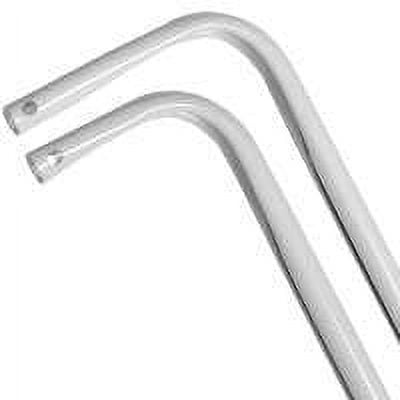 Levolor White Adjustable Double Curtain Rod, 28