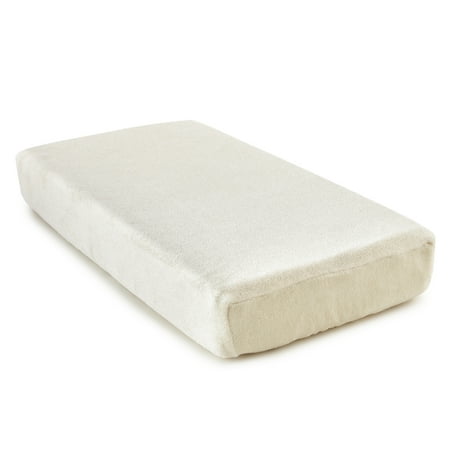 Levtex Baby - Charlotte Changing Pad Cover - Cream Plush - Nursery Accessories - Fits Most Standard Changing Pads