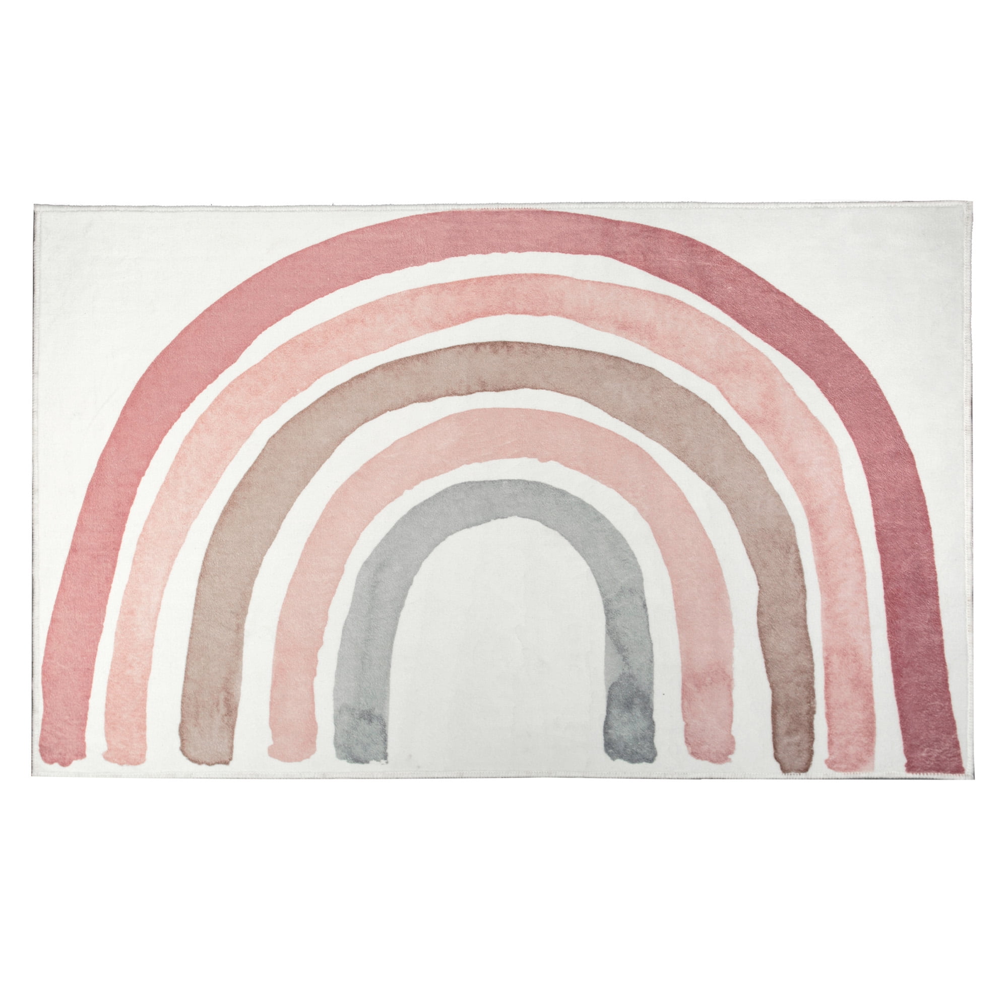 Pink Rainbow Pattern Rug Levtex Baby - Rainbow - Rug/Carpet - 3 x 5 (36in. X 60in.) - Cream ...