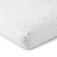thumbnail image 1 of Levtex Baby - Skylar Crib Fitted Sheet - Fits Standard Crib and Toddler Mattress - Stars - Grey and White - Nursery Accessories - 100% Cotton, 1 of 3