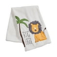 thumbnail image 1 of Levtex Baby - Zuma Plush Blanket - Lion - Brown, Ochre, Green, Grey and Cream - Nursery Accessories - Blanket Size: 30 x 40 in., 1 of 5