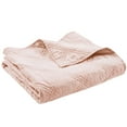 thumbnail image 1 of Levtex Home - 100% French Flax Linen Front/100% Cotton Back - Quilted Throw - French Flax Washed Linen - Blush - Throw Size (50 x 60in.), 1 of 5