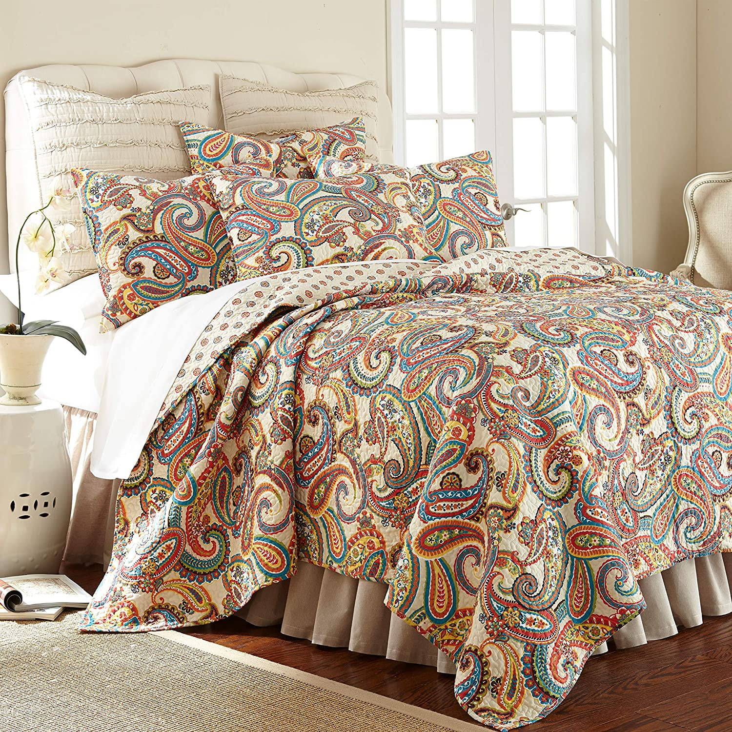 Levtex Home - Full/Queen Jules Quilt Set, Two Shams