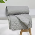 thumbnail image 1 of Levtex Home - Austin - Throw - Diamond Quilted - light grey - Quilt (50x60in.) and Sham 50x60in. - Linen/Cotton, 1 of 4