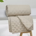 thumbnail image 1 of Levtex Home - Austin - Throw - Diamond Quilted - natural - Quilt (50x60in.) and Sham 50x60in. - Linen/Cotton, 1 of 4