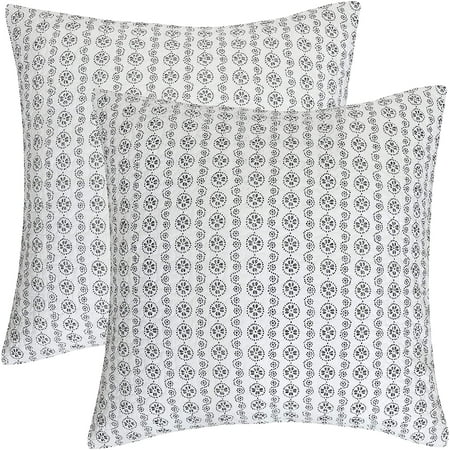 Levtex Home - Basel - Euro Shams Set of Two (26 x 26 in.) - Geometric Pattern
