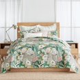 Levtex Home Bettina Floral Comforter Twin Teal, Blue, Green