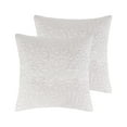 thumbnail image 1 of Levtex Home Birch Hill Sherbourne Sham - Quilted Medallion White with Grey Stitch - Euro Sham - (26 x 26in.) - Reversible - Cotton Front/Microfiber Reverse - Sold as a set of 2 shams, 1 of 3