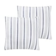 thumbnail image 1 of Levtex Home - Camden - Euro Shams (Set of 2) - Quilt Back Stripe - Subtle Famhouse Stripe - Navy and Cream - (26x26in.), No insert, 1 of 5