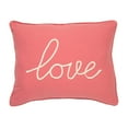 thumbnail image 1 of Levtex Home - Cascade - Decorative Pillow (14 x 18in.) - Coral Love - Coral, and Off-White, 1 of 3