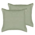thumbnail image 1 of Levtex Home - Cloud Waffle Euro Sham Set of 2 - Waffle Weave - Desert Sage - Two Euro Shams (26 x 26in.) - No Insert - Cotton, 1 of 4
