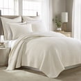 thumbnail image 1 of Levtex Home - Cross Stitch Quilt Set - 100% Cotton - Full/Queen Quilt (88x92in.) + 2 Standard Shams (26x20in.) - Cream, 1 of 9