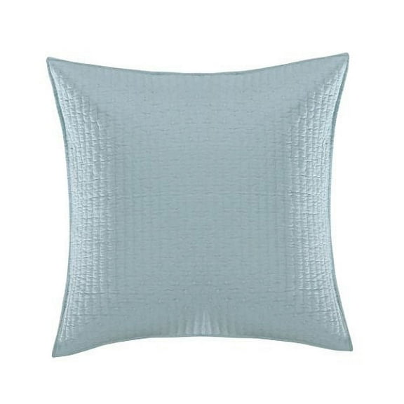 Levtex Home - Cross Stitch - 100% Cotton - Euro Sham (26x26in.) Set of 2 - Blue Haze