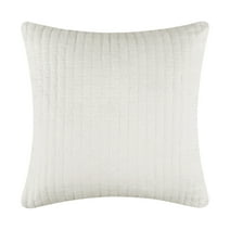 Levtex Home - Cross Stitch - Decorative Pillow (18 x 18in.) - Cross Stitch - Cream
