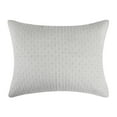 thumbnail image 1 of Levtex Home - Cross Stitch - Standard Sham - Light Grey - Sham (26x20in.) - Cotton, 1 of 4