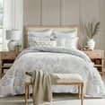 thumbnail image 1 of Levtex Home - English Forest Duvet Cover Set - Full/Queen Duvet Cover (90 x 94in.) + Two Standard Pillow Cases (26 x 20in.) - Leaves - Grey, Green, Charcoal, Off-White - Cotton, 1 of 4