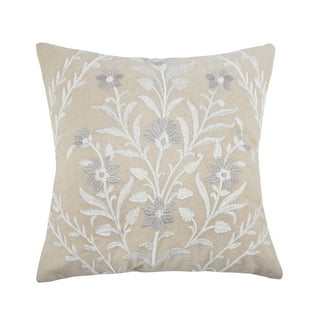 White eyelet throw pillows sale