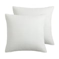 thumbnail image 1 of Levtex Home - Eyelet Cream - Euro Sham Set of 2 - Eyelet - Cream - (26x26in.) - Reversible - Cotton, 1 of 3