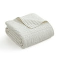 thumbnail image 1 of Levtex Home - Eyelet Cream - Throw - Eyelet - Cream - Quilted Throw (50x60in.) - Cotton, 1 of 3