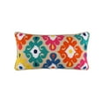 thumbnail image 1 of Levtex Home - Fantasia - Decorative Pillow (12 x 24in.) - Medallion - Teal, Fuchsia, Orange and Navy, 1 of 3