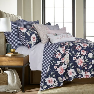 Levtex Home Fillipa Pink Cotton Quilts, Full/Queen