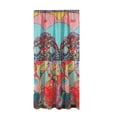 thumbnail image 1 of Levtex Home - Jules - Drape Panel/Curtain (55x84in.) with Rod Pocket - Bohemian - Teal, Orange, Yellow, Green, Blue, Red, Black - Cotton - Single, 1 of 4