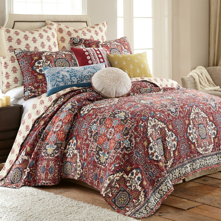 Red quilt comforter deals