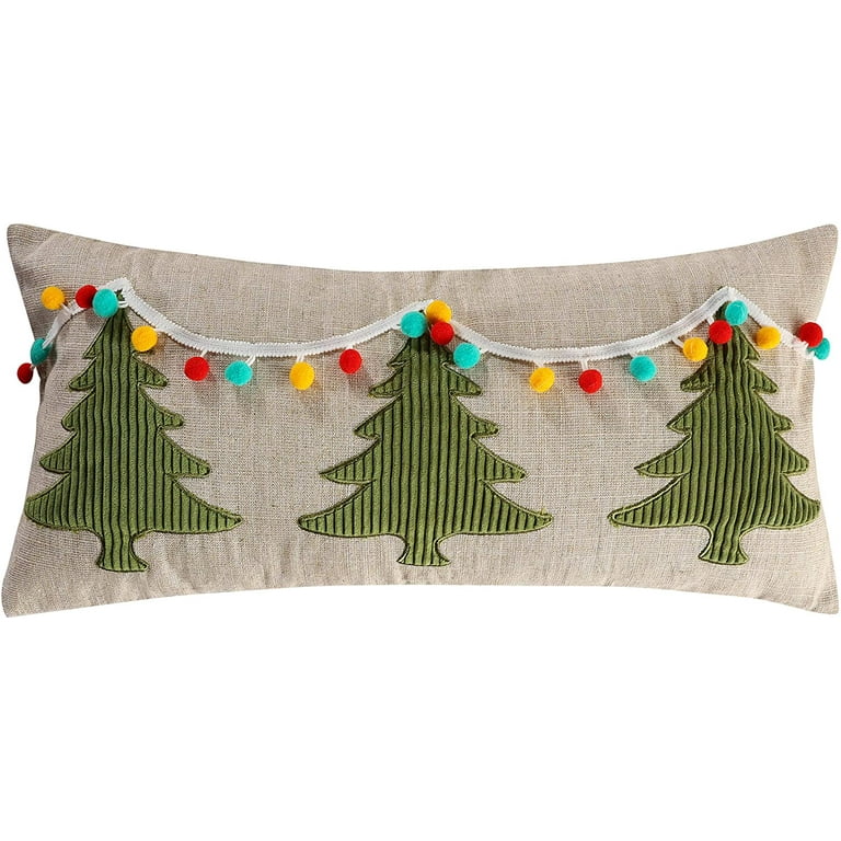 Christmas Tree Throw Pillow With LED Lights - On Sale - Bed Bath & Beyond -  29826748