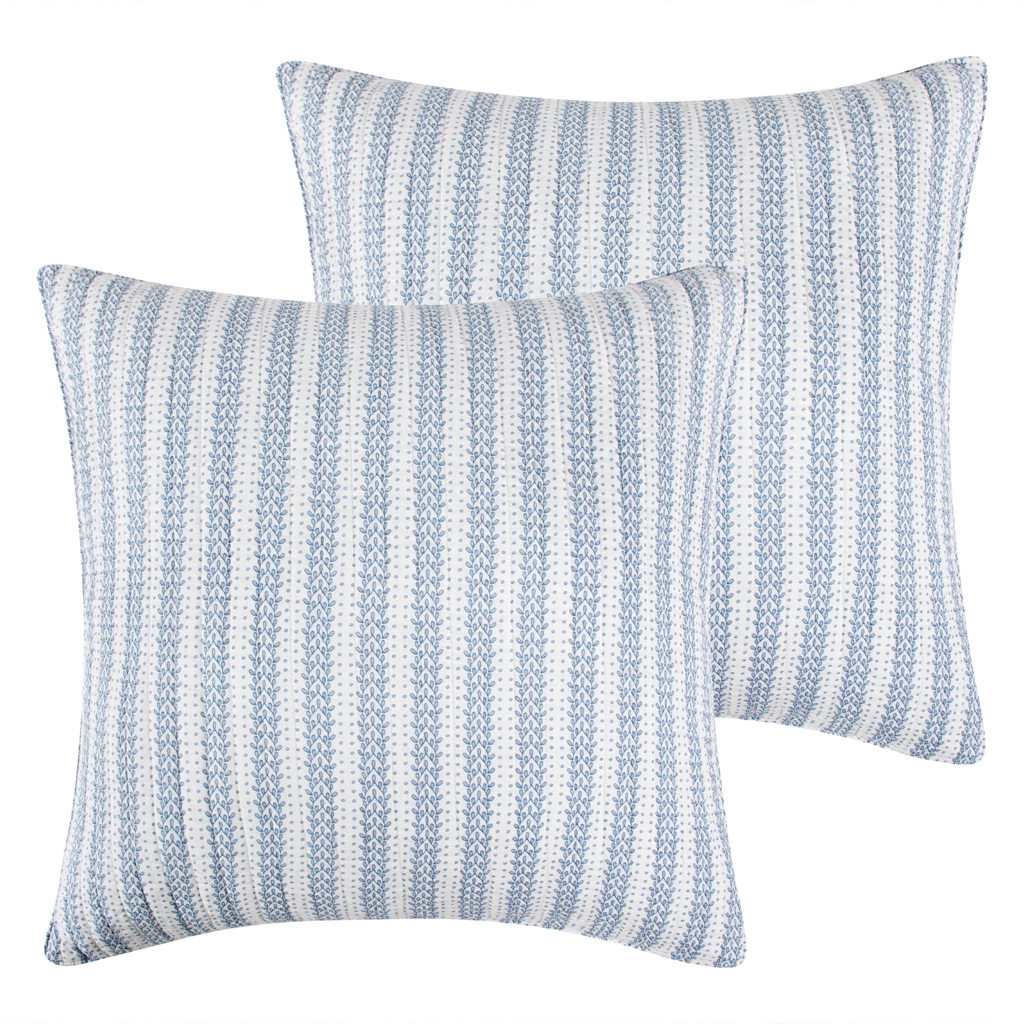 Levtex Home - Maileen Quilt Set: Neutral Blue / King/Cal King