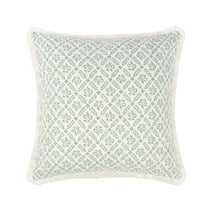 Levtex Home - Melange - Decorative Pillow (18 x 18in.) - Basketweave - Sage and Cream