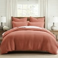 thumbnail image 1 of Levtex Home - Mills Waffle Adobe Duvet Cover Set - Full/Queen Duvet Cover + Two Standard Pillow Cases - Adobe Waffle Weave - Duvet Cover (90 x 94in.) and Pillow Case (26 x 20in.) - Cotton, 1 of 8