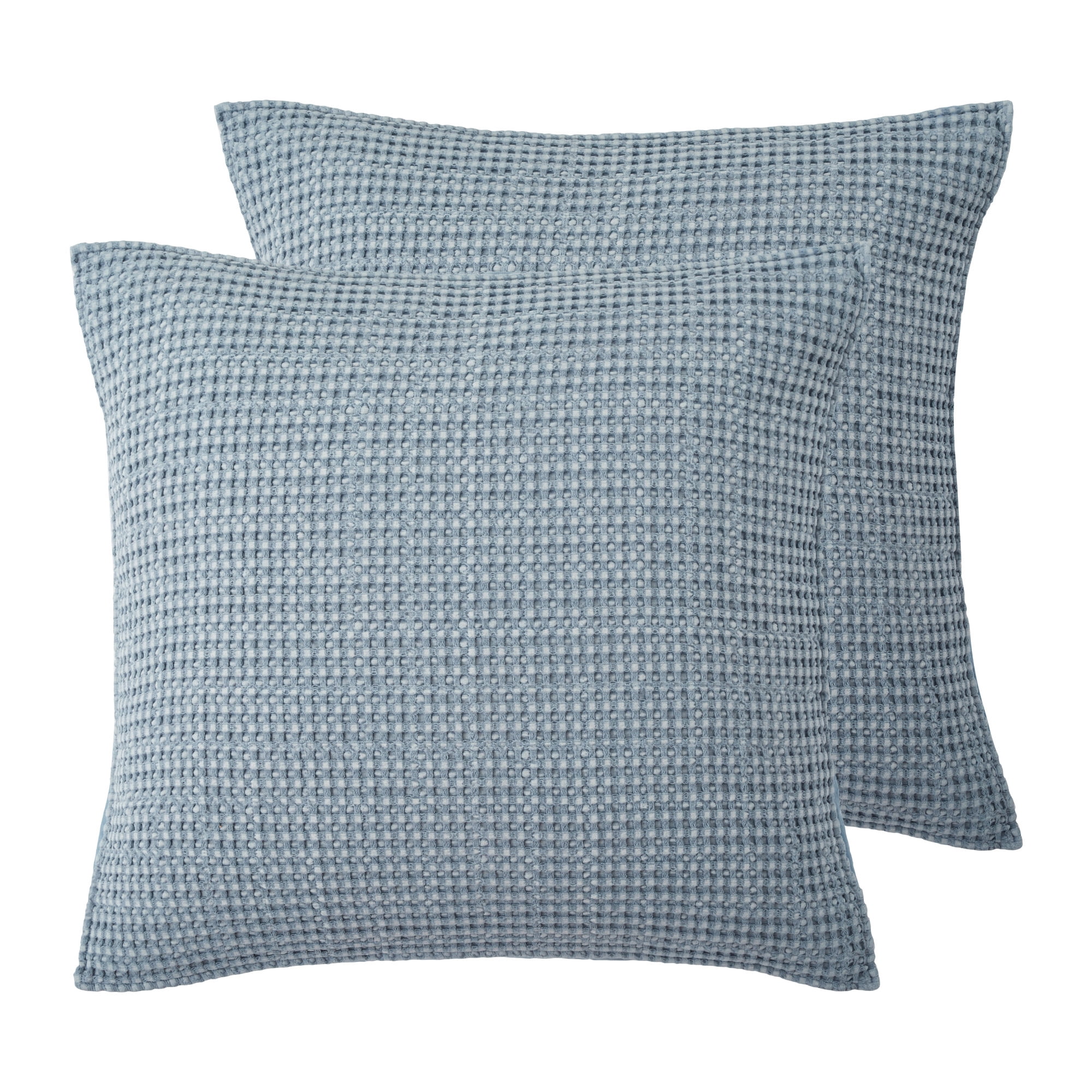 Levtex Home - Mills Waffle - Euro Sham (Set Of Two) - Chambray - Sham ...