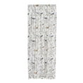 thumbnail image 1 of Levtex Home - Mockingbird - Drape Panel/Curtain (55x84in.) with Rod Pocket - Grey Toile with Birds and Butterflies - Orange, Teal, Red and Blue - 100% Cotton, 1 of 3