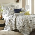 thumbnail image 1 of Levtex Home - Mockingbird Quilt Set - Full/Queen Quilt + Two Standard Pillow Shams - Grey Toile with Birds and Butterflies - Quilt Size (88 x 92") and Pillow Sham Size (26 x 20”) - Reversible - Cotton, 1 of 5