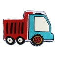 thumbnail image 1 of Levtex Home - Mod Trucks - Kids Decorative Pillow (18x14in.) - 3D Dump Truck - Red, Teal, Black and White, 1 of 3