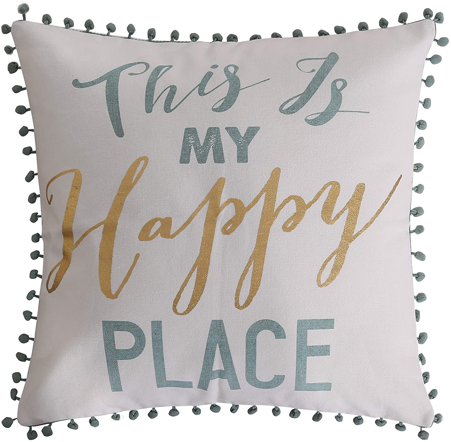 Home is my happy place cheap pillow