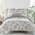thumbnail image 1 of Levtex Home - Ophelia Blush Comforter Set - King Comforter + Two King Pillow Cases - Floral - Taupe Grey Cream Blush - Comforter (106 x 94in.) and Pillow Case (36 x 20in. ) - Rayon, 1 of 7