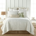 thumbnail image 1 of Levtex Home - Palmira Twin/Twin XL Quilt Set - Embroidered Palm Leaves - Quilt Size 68x86in. and One Sham Size 20x26in. - Reversible - Cotton Fabric, 1 of 1