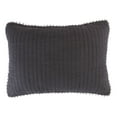 thumbnail image 1 of Levtex Home - Pom Pom - King Sham (36x20in.)- Slate - Cotton Fabric, 1 of 3