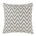 thumbnail image 1 of Levtex Home - Reverie - Decorative Pillow (18 x 18in.) - Embroidered Chevron - Grey and White, 1 of 3