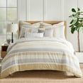 thumbnail image 1 of Levtex Home - Santander Duvet Cover Set - King Duvet Cover + Two King Pillow Cases - Grey, Chambray, Blue, White - Jacquard - Duvet Cover (106 x 94in.) and Pillow Case (36 x 20in. ) - Cotton, 1 of 4