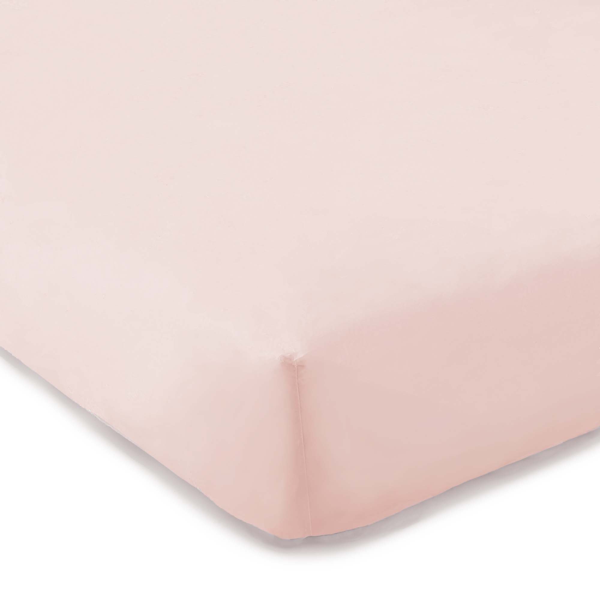 Levtex Home - Sateen Fitted Crib Sheet - (28x52+9in.) - Blush Pink
