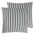 thumbnail image 1 of Levtex Home - Tanzie Black - Euro Sham (26x26in.) Set of Two - Stripe - Grey and White, 1 of 3