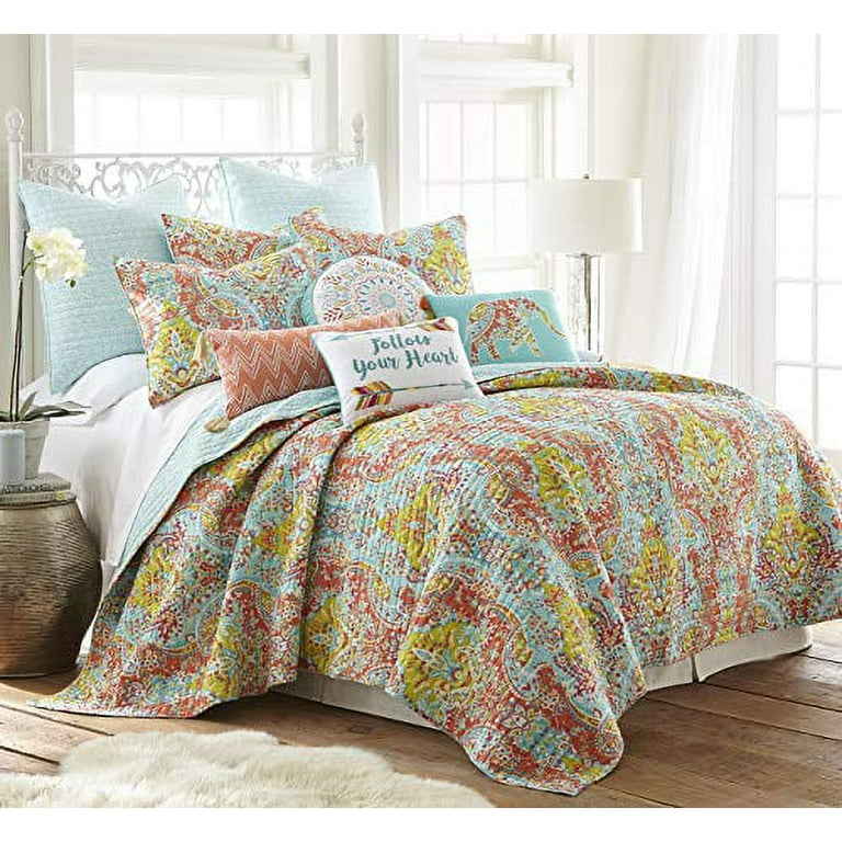 Levtex Home - Teide Quilt Set - Full/Queen Quilt + Two Standard