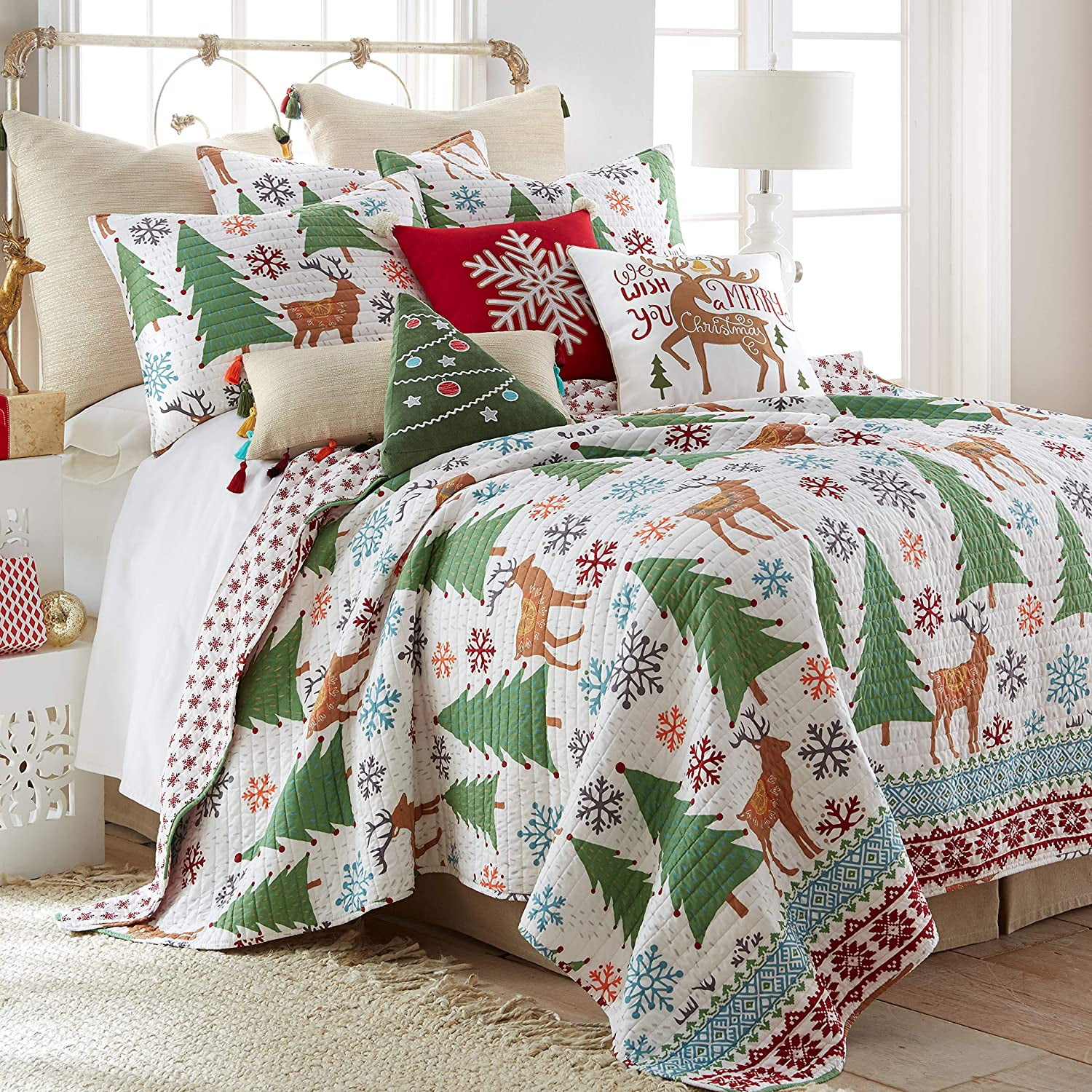 Christmas king size pillow shams hotsell