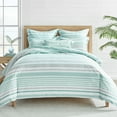 thumbnail image 1 of Levtex Home - Truro Comforter Set - Twin/Twin XL Comforter + Two Standard Pillow Cases - Watercolor Coral - Teal, Grey and White - Comforter (68 x 88in.) and Pillow Case (26 x 20in.) - Cotton, 1 of 6