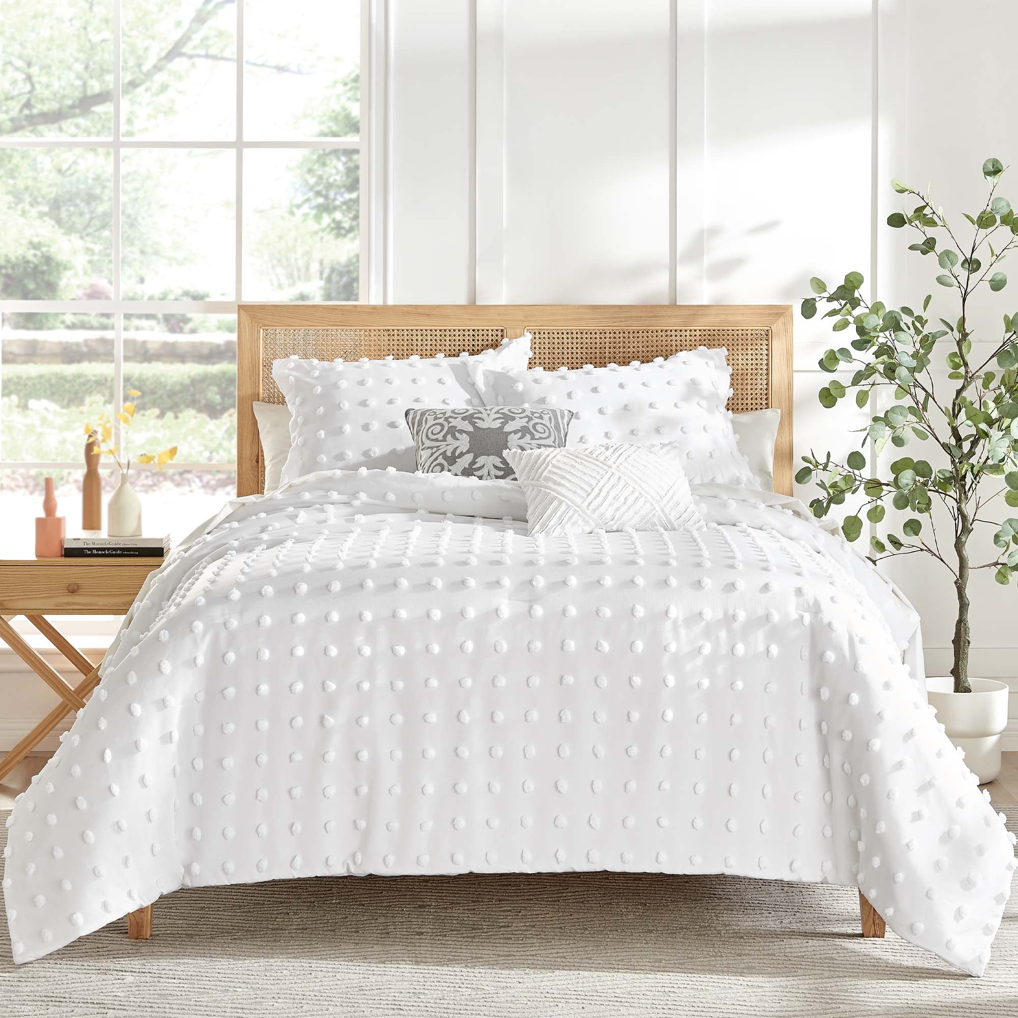 White and gold polka dot bedding target hot sale